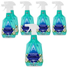 Astonish 抑菌除污浴廁清潔劑 茉莉羅勒香 消除皂垢、水垢、臭味, 750ml, 6瓶