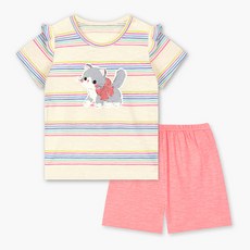 unifriend 兒童款Sweet Kitty五分家居服套裝