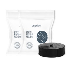 아토젯 ACF 클렌징 활성탄소 샤워기 헤드필터, 2개