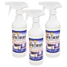 辰揚 超強力除油劑 可加水稀釋2-3倍使用, 500g, 3瓶
