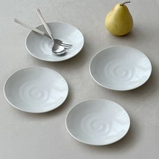 NICOTT Le Blanc盤子, 單色, 4個, S號