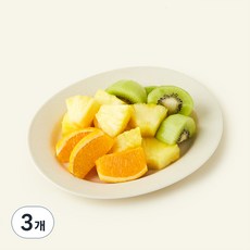 All바른농장 파인애플 오렌지 키위 골고루 혼합팩 2, 3개, 300g