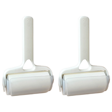 帶蓋黏毛器 白色, 2個