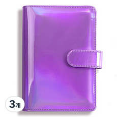 마켓감성 샤인커버 다이어리, 레이저 바이올렛, 3개
