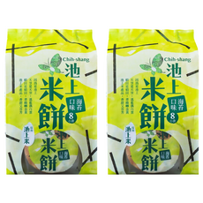 池上鄉農會 池上米餅 海苔口味, 136g, 2袋