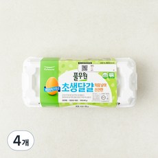 풀무원 무항생제 1+등급 초란, 10구, 4개