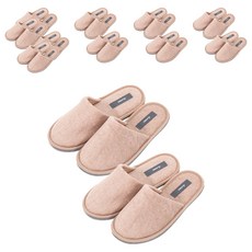 올리빙 뽀송 모던 층간소음방지 거실화, 피치, 12개