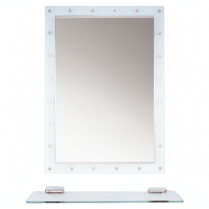 Toppuror 泰浦樂 旗艦翡翠除霧浴鏡 附平台, 白色