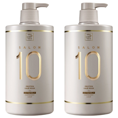 mise en scene 魅尚萱 Salon Plus Clinic 10系列 全效修護髮膜 極損傷髮適用, 990ml, 2瓶