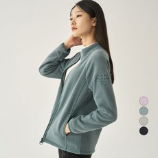 zishen 女款 Essential 混色高領刷毛外套 LSSFNA72