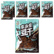 久品香 素沙茶豆干 全素, 120g, 6包
