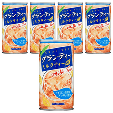 SANGARIA 山加利 奶茶飲料, 190ml, 5罐