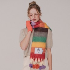 MICHIKOLONDON 馬卡龍圍巾