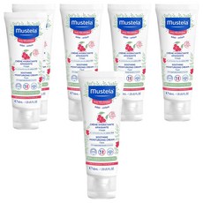 무스텔라 수딩 모이스처라이징 크림, 40ml, 6개