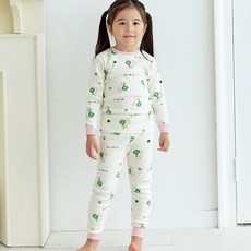 Maykids 幼童 青少年 女童 幸運兔 20支羅紋布 上下衣套裝