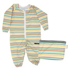 BEBE CHOUETTE 兒童防水連身全身美術畫袍收納袋套組