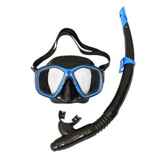 rollick 浮潛面罩套組, 藍色