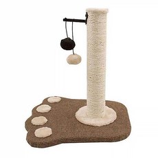 【葉子小舖】 逗貓貓抓架 貓掌板 逗貓 貓抓架 貓抓板 寵物 貓爪柱 劍麻抓柱 貓抓柱 貓抓板 【棕】劍麻抓柱(超商取貨最多兩個), 1入