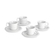 giannini Gianina 4 人濃縮咖啡杯, 白色的