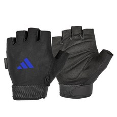 아디다스피트니스 에센셜 벨크로 헬스 장갑, 블루, 1개