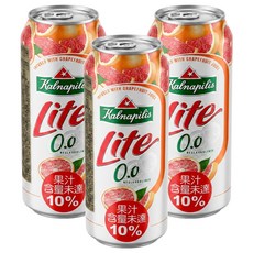 Kalnapilis 肯納 無酒精啤酒風味飲 葡萄柚, 500ml, 3罐