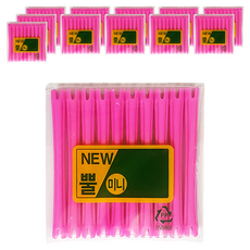 三和美工 美容院燙髮專用 迷你髮捲 10入, 單一顏色, 12個