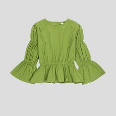 女孩的氣球百褶襯衫 CCV59GBL574