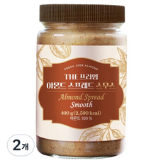 그린너트 아몬드스프레드 스무스, 2개, 400g