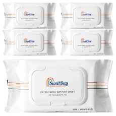 Swelday烘乾機床單織物柔軟劑嬰兒爽身粉香味, 5個, 80件