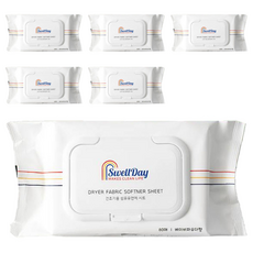 Swelday烘乾機床單織物柔軟劑嬰兒爽身粉香味, 6個, 80件