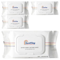 Swelday烘乾機床單織物柔軟劑嬰兒爽身粉香味, 4個, 80件