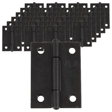 小型家具鉸鏈 活頁 6件組 黑色, 4套