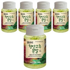 조은약초 100% 청양고추 가루, 40g, 5개