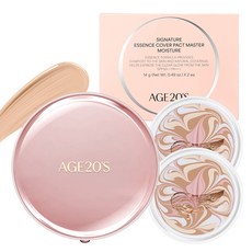 에이지투웨니스 시그니처 에센스 커버 팩트 마스터 모이스처 케이스 + 리필 14g x 2p 세트, 23호, 1개