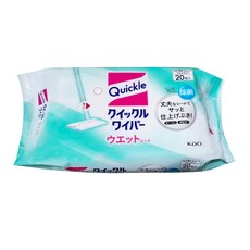 Kao 花王 Quickle 快麗萊 除塵拖把替換布 除菌濕巾版 簡易無香型, 20包