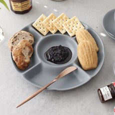 Cherry House Ecren 5格分隔盤, 灰藍色, 1個