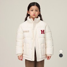 HARVARD KIDS 兒童款Heritage H標誌短版羽絨夾克 HJCCJPE44221