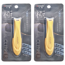 SUNDEN 三電 螳螂型大指甲剪 防飛濺 錯位設計 刀口銳利, SD1410 顏色隨機, 2個