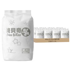 Miss B Kiss 美貝奇 嬰兒黏貼型紙尿褲 12kg以上, XL, 230片