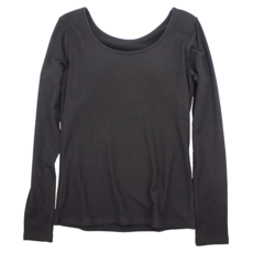 DR.MANGO 芒果科技 BRA長袖T恤, XL, 黑色