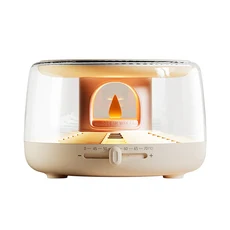 向物 氛圍恆溫暖杯墊, 燭光/木馬, 45-70°C溫控可調整, 8H斷電保護, 140 x 148 x 88.6cm, 燭光 杏色, 1盒