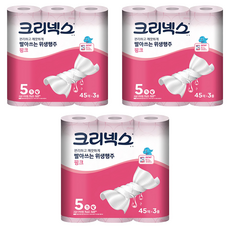 Kleenex 舒潔 可水洗衛生抹布 粉紅色, 135張, 3個