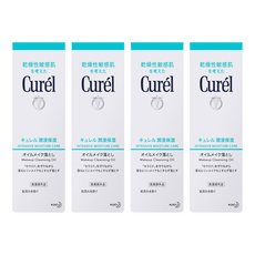 Curel 珂潤 潤浸保濕輕質卸妝油, 150ml, 4瓶