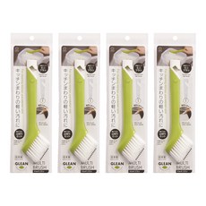 KOKUBO 小久保 多用途隙縫清潔刷 迷你刷, 綠色, 4支