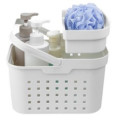 메종드아야 2단 물빠짐 목욕바구니, 화이트