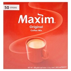 Maxim 麥心 經典原味3合1咖啡, 11.8g, 50條, 1盒