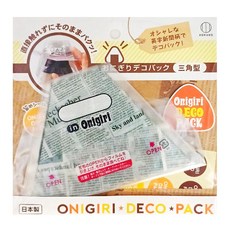 KOKUBO 小久保工業所 三角飯糰包裝袋 英文報紙圖案, 6入, 1包