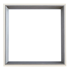 FOSO 木質簡約北歐相框 擺台 輕鬆打造北歐風居家裝飾, 1入, 正方5吋, 灰白色