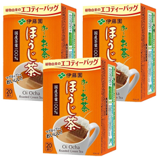 ITO EN 伊藤園 焙煎茶包, 36g, 20包, 3盒