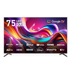 프리즘코리아 프리즘 190.5cm QLED 구글OS 스마트TV, 191cm(75인치), CP75G3Q, 무타공 벽걸이형(추가비용발생), 방문설치